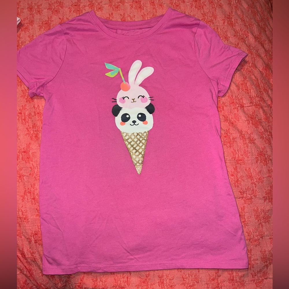 4 shirts size 10/12 Girls